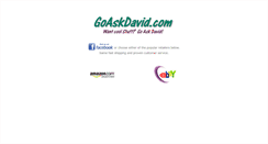 Desktop Screenshot of goaskdavid.com